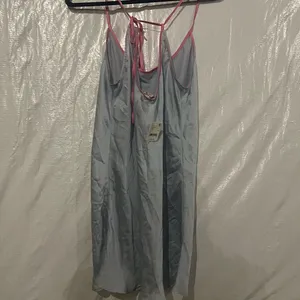 NWT Intimately Free People Blue Just What You Need Mini Slip Size Medium $60 thumbnail 5