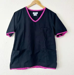 Natural‎ Uniforms Scrub top size S Black thumbnail 1