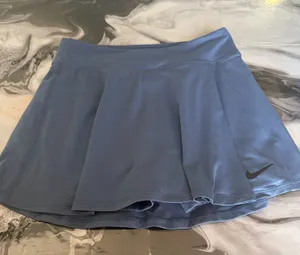 Falda Short Nike Dri-FIT Tenis Mujer XS Azul Nueva thumbnail 1