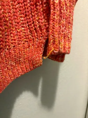 Faded Glory coral sweater, size XXL thumbnail 4