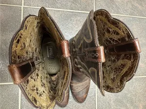 Ariat Heritage Western R Toe Cowboy Cowgirl Embroidered Boots Brown 6.5 10010266 thumbnail 9