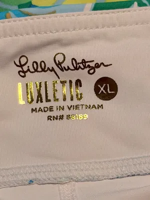 Lilly Pulitzer Luxletic Alia Skort Size XL Via Parigi thumbnail 4