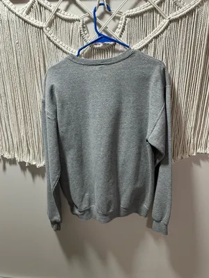 Jerzees Gray Sweatshirt with Orange Cleveland Mascot Graphic thumbnail 5