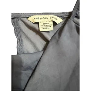 American Eagle Womens Solid Silky Cami‎ Tank Top in Blue Sz S thumbnail 3
