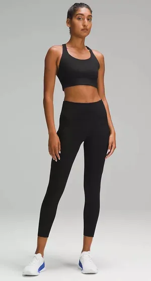 Black Fast And Free High Rise Leggings thumbnail 1