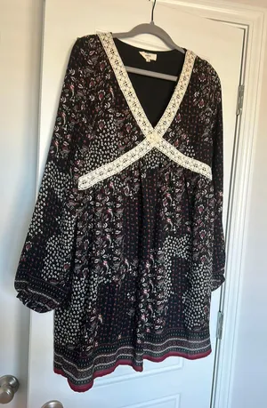 Entro Bohemian Hippie Dress thumbnail 1