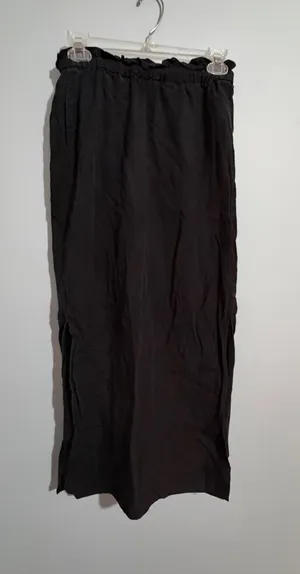 SAMSOE Black Maxi Skirt with Elastic Waistband thumbnail 1