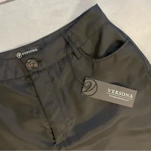 NWT Versona Zone 2/5 Ideal Black Modern-Fit Pants thumbnail 5