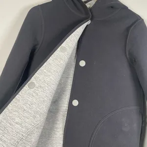 LULULEMON‎ URBAN HORIZONS JACKET WOMENS Small REVERSIBLE HEATHERED GRAY BLACK thumbnail 5
