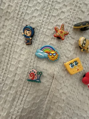Crocs Assorted Mixed Cartoon and Character Croc Charms Shoe Charms Lot of 11 thumbnail 3