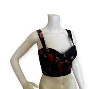 FashioNova Floral Black Tank Top thumbnail 4