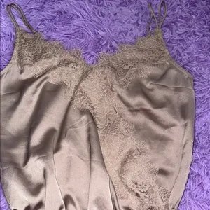 Abercrombie Elegant Cream Lace Bodysuit thumbnail 4