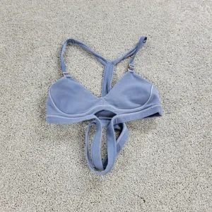 Lululemon‎ Womens Rue Boheme Bra XS Blue Racer Back Wanderlust Limited Edition thumbnail 12