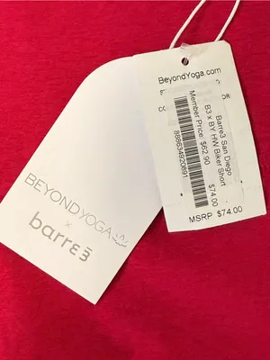 NWT‎ Beyond Yoga x Barre3 San Diego Biker Shorts Pink Heathered XS thumbnail 5