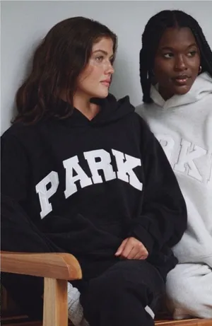 Parke Varsity Black Sweatshirt Hoodie Size L/Xl thumbnail 1