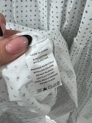 Hill House Home The Nap Dress White Blue Print Smocked Midi S thumbnail 4