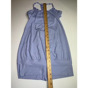Lululemon‎ Light Blue workout top with a built-in bra and a racerback 4 thumbnail 2