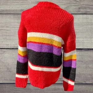 Sanctuary Party Stripe Sweater Top Red Black NWT v6x thumbnail 6