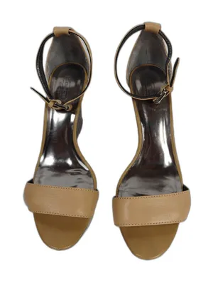 Womens Coach Wedge Sandals Tan Size 9B thumbnail 1