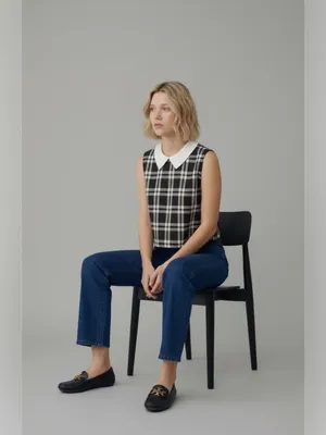 Jcrew enjoy straight leg blue jeans trouser style denim casual chic basic preppy thumbnail 3