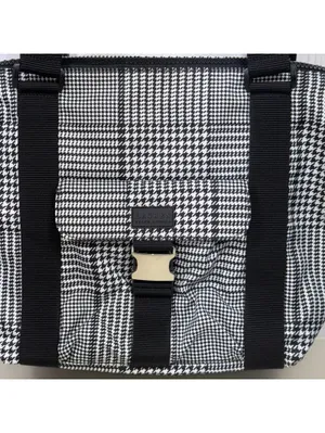 Lauren Ralph Lauren Houndstooth Plaid Tote Bag thumbnail 2