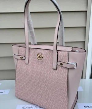 Michael Kors DK Powder Blush Carmen Tote Large Leather Purse thumbnail 3