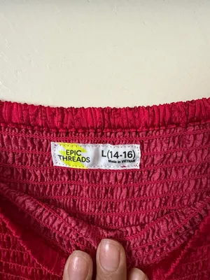 Red dress Size L thumbnail 3