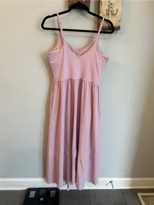 Athleta Elation V-Neck Hybrid Dress | Maritima Pink thumbnail 3