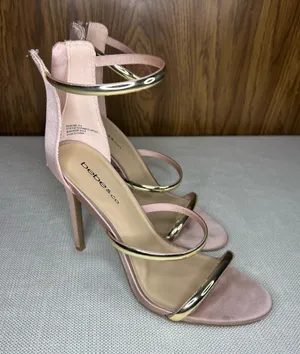 Bebe & Co Berdine Gold & Nude Heels thumbnail 1