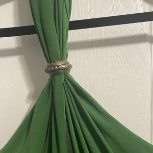 NWT Aidan by Aidan Mattox‎ Moss Green Halter Gown Maxi Dress Wedding Gala Party thumbnail 6