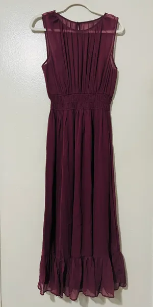 Abercrombie Easy High-Neck Midi Dress - Size Small TALL thumbnail 5