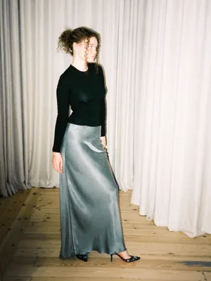 NWOT Djerf Avenue Vision Skirt Storm thumbnail 3