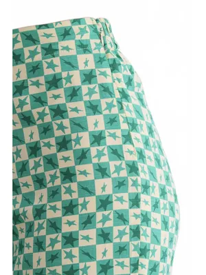 Billabong x Mami Wata Going Coastal Flare Pants NWT Multi Blue Print XL thumbnail 4