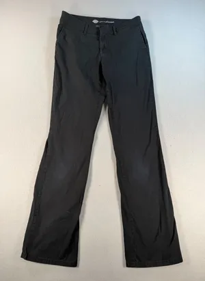 Y2K Dickies Crafted for Women Slim Fit Black Work Pants Size 4L Stretch thumbnail 1
