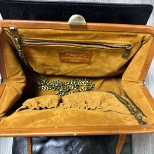 Patricia Nash Doppia Convertible Leather Satchel Bag thumbnail 7