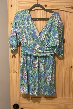 Dress floral Blue Size M thumbnail 1