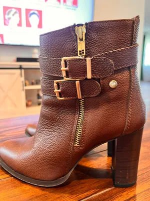 Leather Boots Gillio Brown Size 7 thumbnail 2