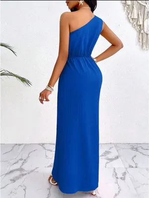 One-Shoulder Cut-Out Shein Dress thumbnail 2
