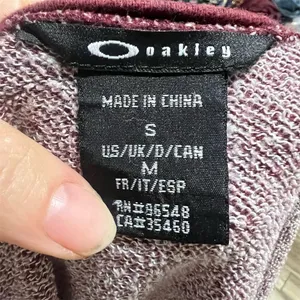 Oakley Women's Burgundy Crew Neck Sweatshirt Size S Long Sleeve Casual thumbnail 5