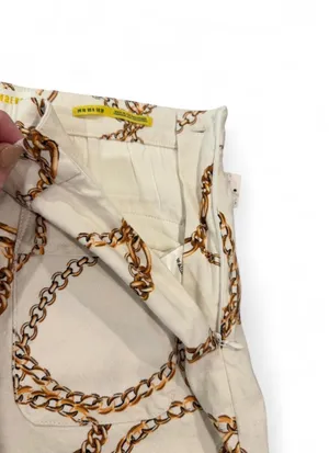 Anthropologie Maeve Printed Palazzo Pants Chain Print 6 thumbnail 10