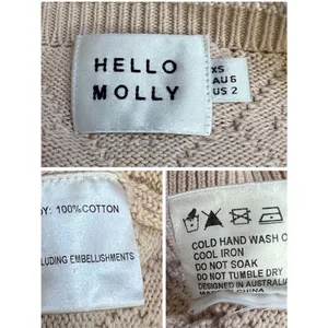 Hello Molly VENUS RETROGRADE KNIT DRESS BEIGE women’s size xs xsmall / size 2 thumbnail 6