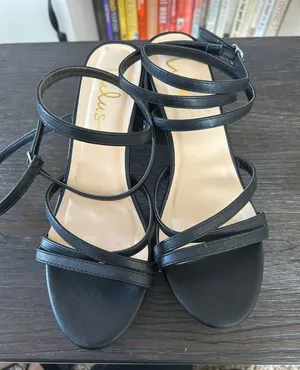 Lulus Lexia Black Platform Ankle Strap High Heel Sandals thumbnail 2