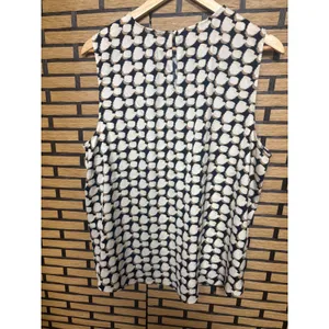 Banana‎ Republic Cream And Black Tank Top Size XL thumbnail 2
