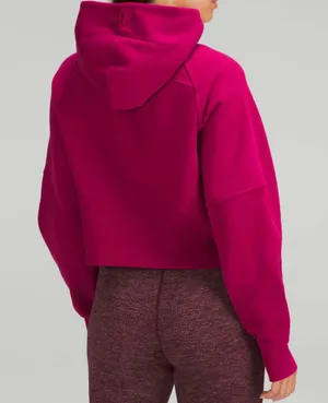 Lululemon Scuba Oversized Half-Zip Hoodie Pomegranate M/L thumbnail 2