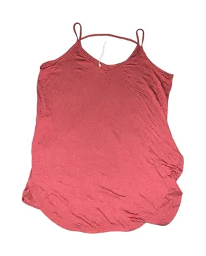 Z Supply Tank Top‎ Womens Medium Red Strappy V-Neck Cami Boho Minimalist thumbnail 1