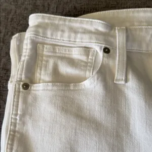 Madewell women’s white high skinny stretch denim Jeans‎ size 16/33 thumbnail 11