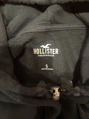 Hollister Zip-Up Hoodie Black thumbnail 2