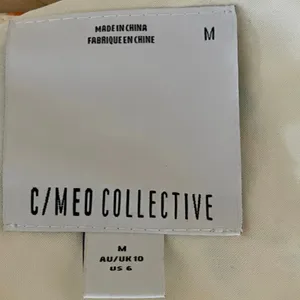 C/Meo Collective Molten Cream Ditsy Floral Cowl Halter Sleeveless Maxi Dress M thumbnail 5