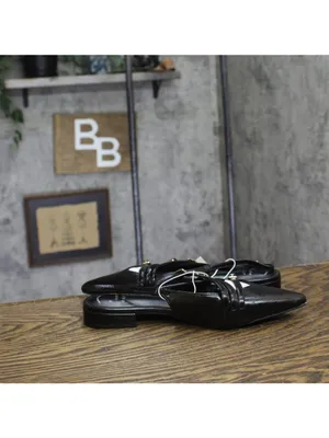 NWT A New Day Womens Twiggy Multi Buckle Mini Heel Flats 94303768 Black 6 thumbnail 7