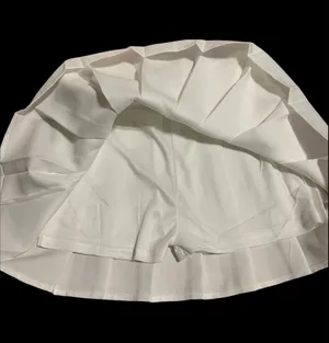 White Pleated Tennis Skort Skirt Womens Small thumbnail 9
